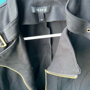 Torrid size 1 black jacket